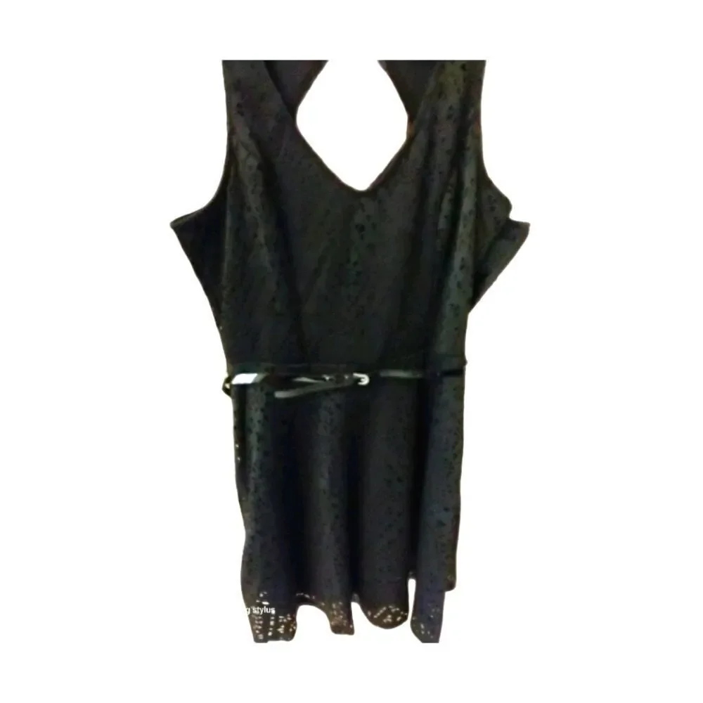Candies Black Mini Party Dress